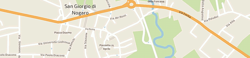 Mappa della impresa osteria s giorgio di glamour snc a SAN GIORGIO DI NOGARO