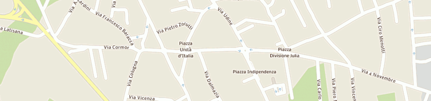 Mappa della impresa cogesa srl a UDINE