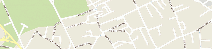 Mappa della impresa creattivos snc di bon greta e marco a TAVAGNACCO