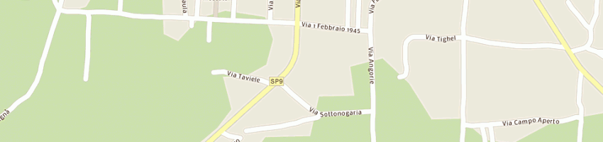 Mappa della impresa nanini vittorio a TARCENTO