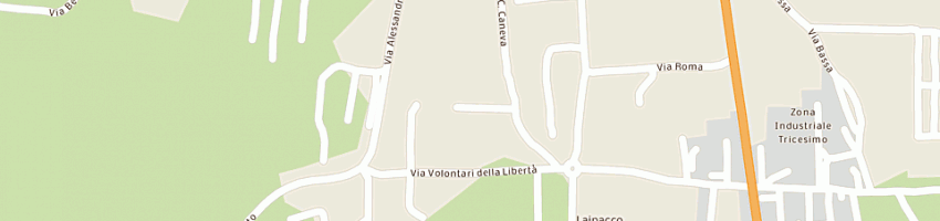 Mappa della impresa perina cristina a TRICESIMO