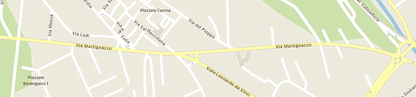 Mappa della impresa fraccaro daniele a UDINE
