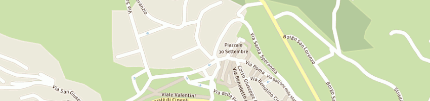 Mappa della impresa incaci(srl) a CINGOLI