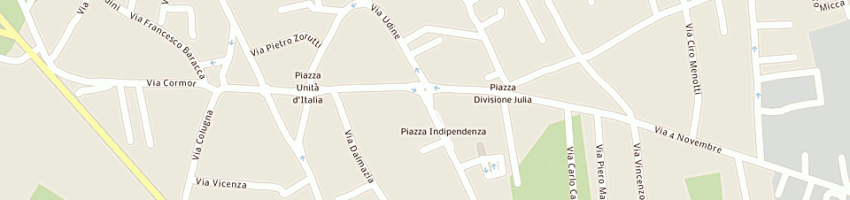 Mappa della impresa ristorante al fogolar a TAVAGNACCO