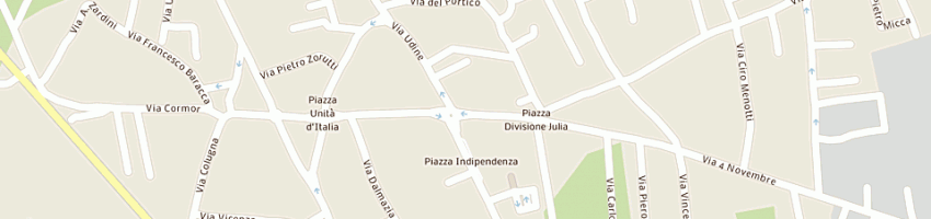 Mappa della impresa farmacia comuzzi a TAVAGNACCO
