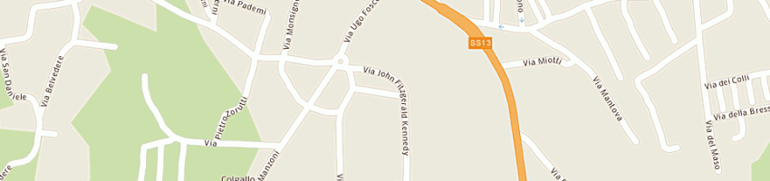 Mappa della impresa peressini ido a TRICESIMO
