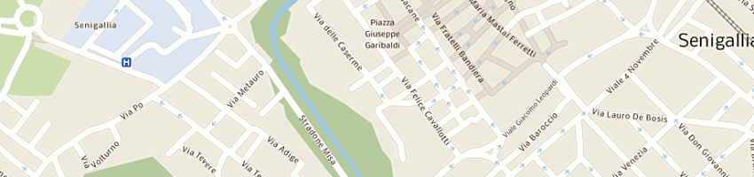 Mappa della impresa coccioni carlo a SENIGALLIA