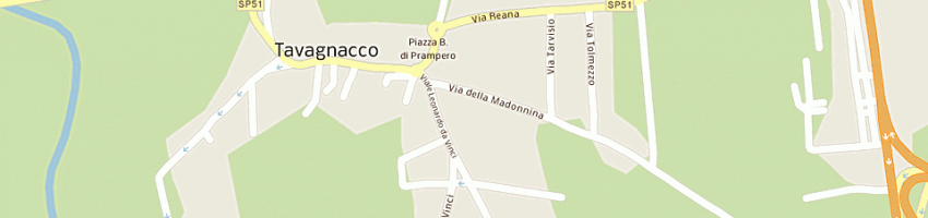 Mappa della impresa busolini roberta a TAVAGNACCO