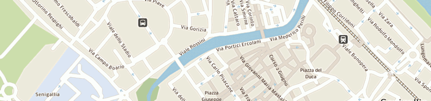 Mappa della impresa l'esercente srl a SENIGALLIA