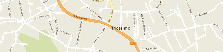 Mappa della impresa teorema energy srl a TRICESIMO