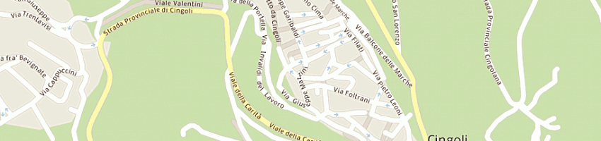 Mappa della impresa ipsar a CINGOLI