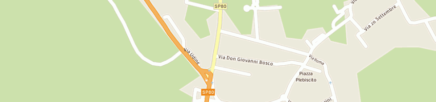 Mappa della impresa autodri di dri luciano e c snc a PORPETTO