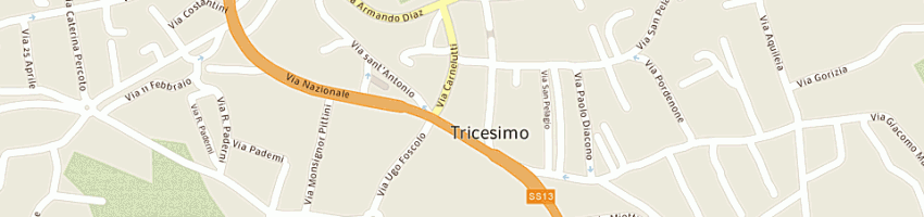 Mappa della impresa zampa maximiliano a TRICESIMO