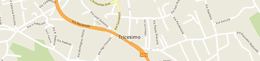 Mappa della impresa le soleil beauty centers srl a TRICESIMO