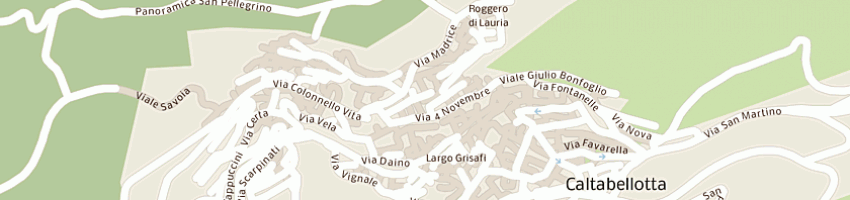 Mappa della impresa centro edile sas di augello felice e c a CALTABELLOTTA