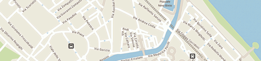 Mappa della impresa studio tec assoc bomprezzi a SENIGALLIA