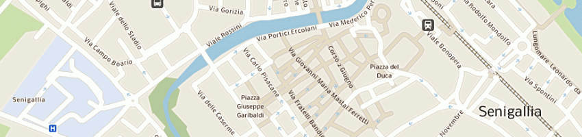 Mappa della impresa dany - style di pasquali daniela a SENIGALLIA