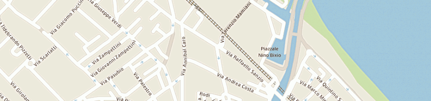 Mappa della impresa pierluca alvaro assicurazioni - sas di granili mafalda e c a SENIGALLIA