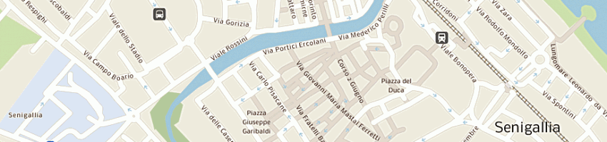 Mappa della impresa omenetti tronelli avv giuseppe - allegrezza avv elisabetta a SENIGALLIA
