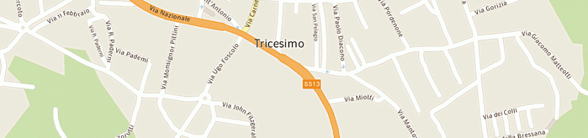 Mappa della impresa mira mode srl a TRICESIMO