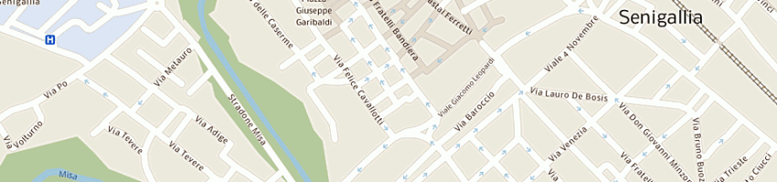 Mappa della impresa le fiandre a SENIGALLIA