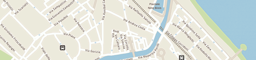 Mappa della impresa m e p mobilita e parcheggi spa a ANCONA