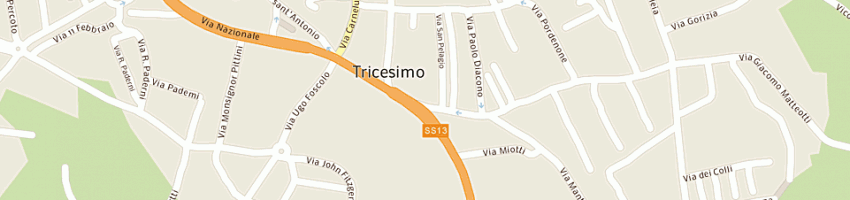 Mappa della impresa ottica-75 a TRICESIMO