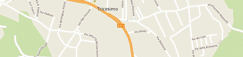 Mappa della impresa adriasystem di modotti diego a TRICESIMO