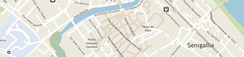 Mappa della impresa cicetti nella a SENIGALLIA