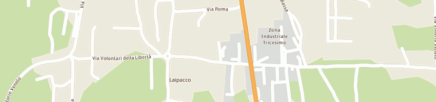 Mappa della impresa merlino antonino e c snc a TRICESIMO