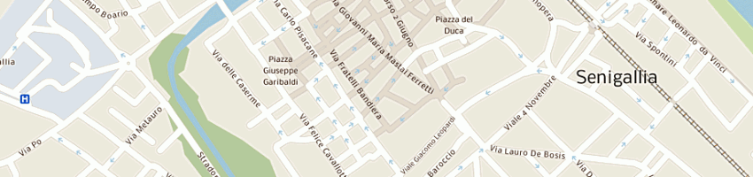 Mappa della impresa amab a SENIGALLIA