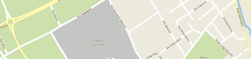 Mappa della impresa zoratti a UDINE