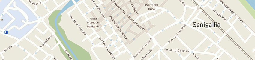 Mappa della impresa cremonini giovanni sas a SENIGALLIA