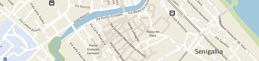 Mappa della impresa celd sas di felicissimo massimo e c a SENIGALLIA