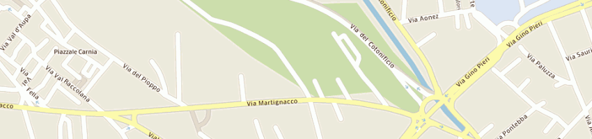 Mappa della impresa rosa e azzurro a UDINE