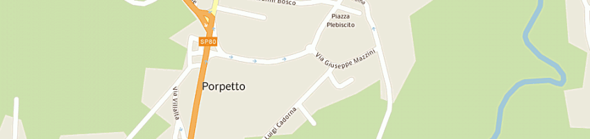 Mappa della impresa scuola elementare a PORPETTO