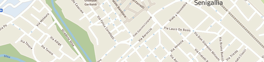 Mappa della impresa lanari antonella a SENIGALLIA