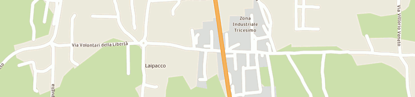 Mappa della impresa cgt logistica sistemi spa a TRICESIMO