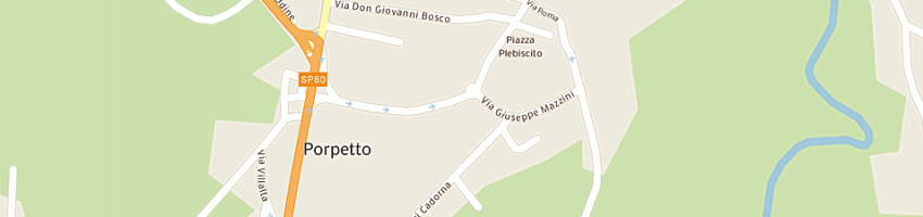 Mappa della impresa comune di porpetto a PORPETTO