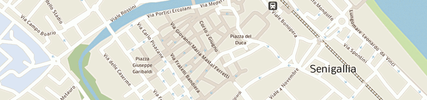 Mappa della impresa banca popolare di ancona spa a SENIGALLIA