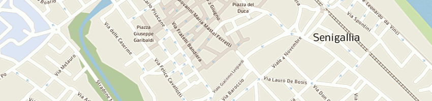 Mappa della impresa pasticceria san martino a SENIGALLIA