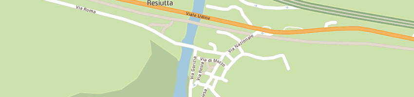 Mappa della impresa ente parco nat prealpi giulie a RESIUTTA