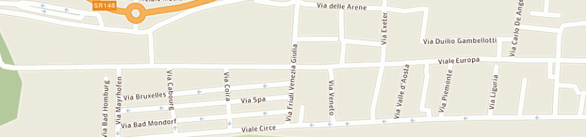Mappa della impresa blanca market srl a TERRACINA