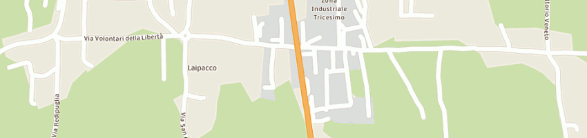 Mappa della impresa burelli e rosa studio associato a TRICESIMO