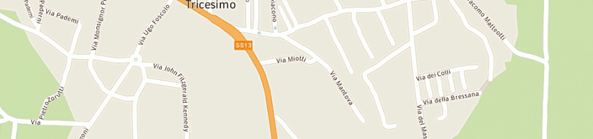 Mappa della impresa euro informatica di virgolin elio e c sas a TRICESIMO