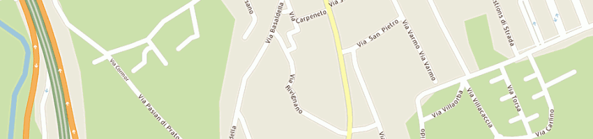 Mappa della impresa fabbro giordano a UDINE