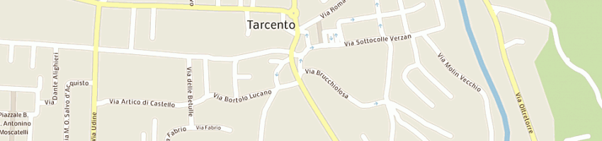 Mappa della impresa petrosso daniela a TARCENTO