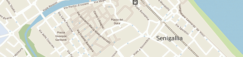 Mappa della impresa gentili mario a SENIGALLIA