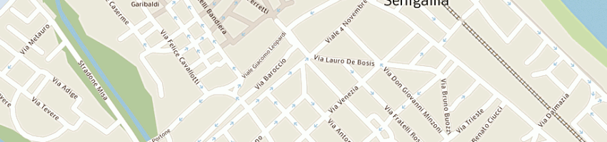Mappa della impresa asso di bartola anna maria a SENIGALLIA