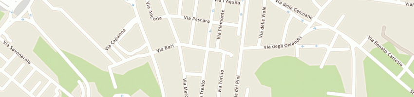 Mappa della impresa bacchiocchi bruna a SENIGALLIA